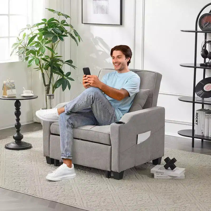 Karl Home |Canapé-lit simple de 89 cm de large