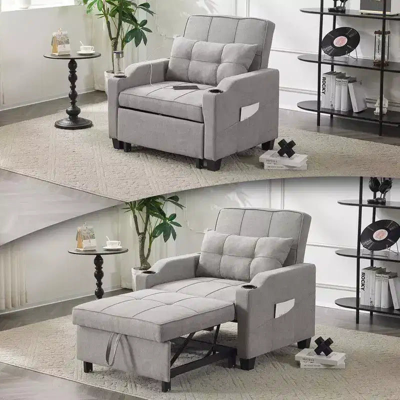 Karl Home |Canapé-lit simple de 89 cm de large