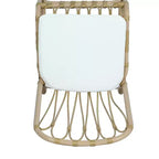 MAYEERTY Lot de 2 chaises de salle à manger d'extérieur en rotin PE avec coussin lavable pour jardin et terrasse