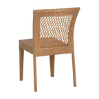 MAYEERTY Lot de 2 chaises d'appoint empilables Design KD Marron clair Peu encombrant pour cuisine et salle à manger