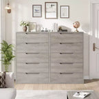 Commode haute autoportante élégante avec 5 grands tiroirs