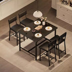 Ensemble de salle à manger - Meubles de salle à manger modernes, Ensemble de salle à manger de cuisine, Construction durable, Conception peu encombrante, Élégant et confortable