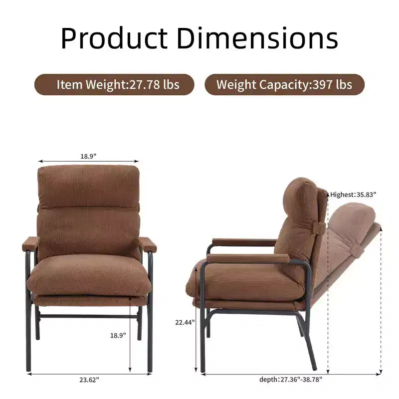 Fauteuil suspendu avec coussin - Siège d'appoint/de coiffeuse