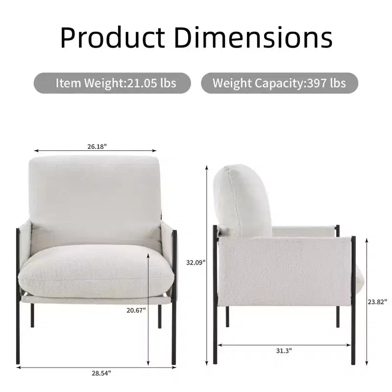 Fauteuil suspendu avec coussin - Siège d'appoint/de coiffeuse
