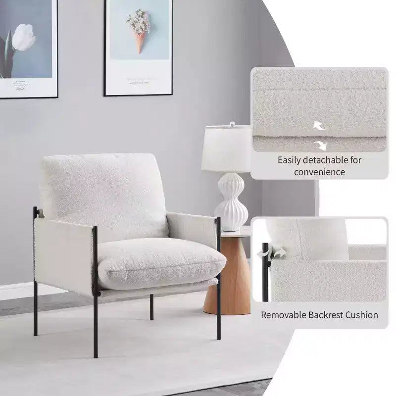 Fauteuil suspendu avec coussin - Siège d'appoint/de coiffeuse