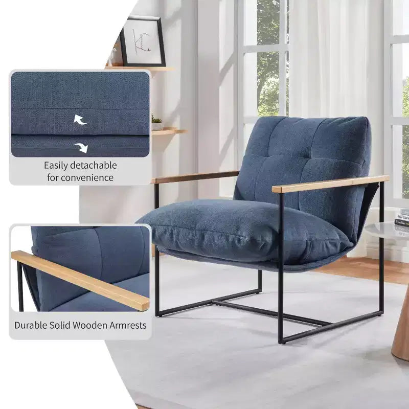 Fauteuil suspendu avec coussin - Siège d'appoint/de coiffeuse