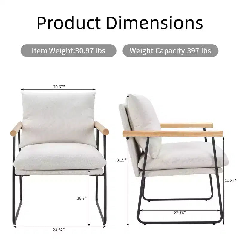 Fauteuil suspendu avec coussin - Siège d'appoint/de coiffeuse