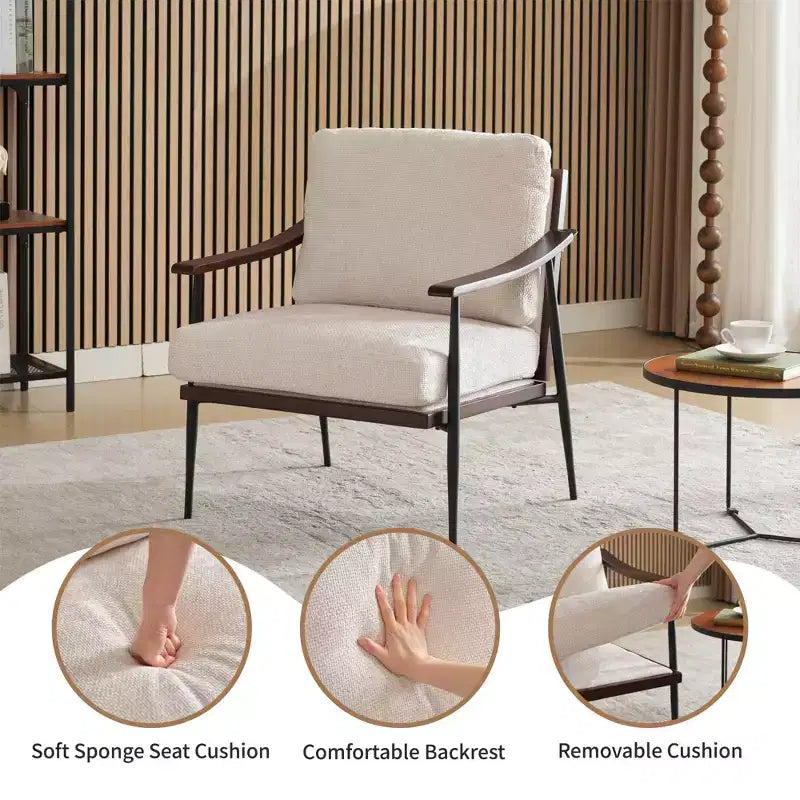 Fauteuil suspendu avec coussin - Siège d'appoint/de coiffeuse