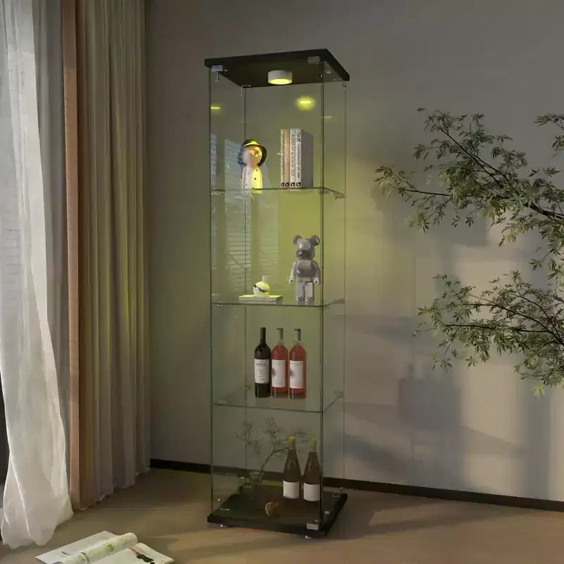 Vitrine en verre trempé Noyes GDFStudio
