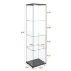 Vitrine en verre trempé Noyes GDFStudio