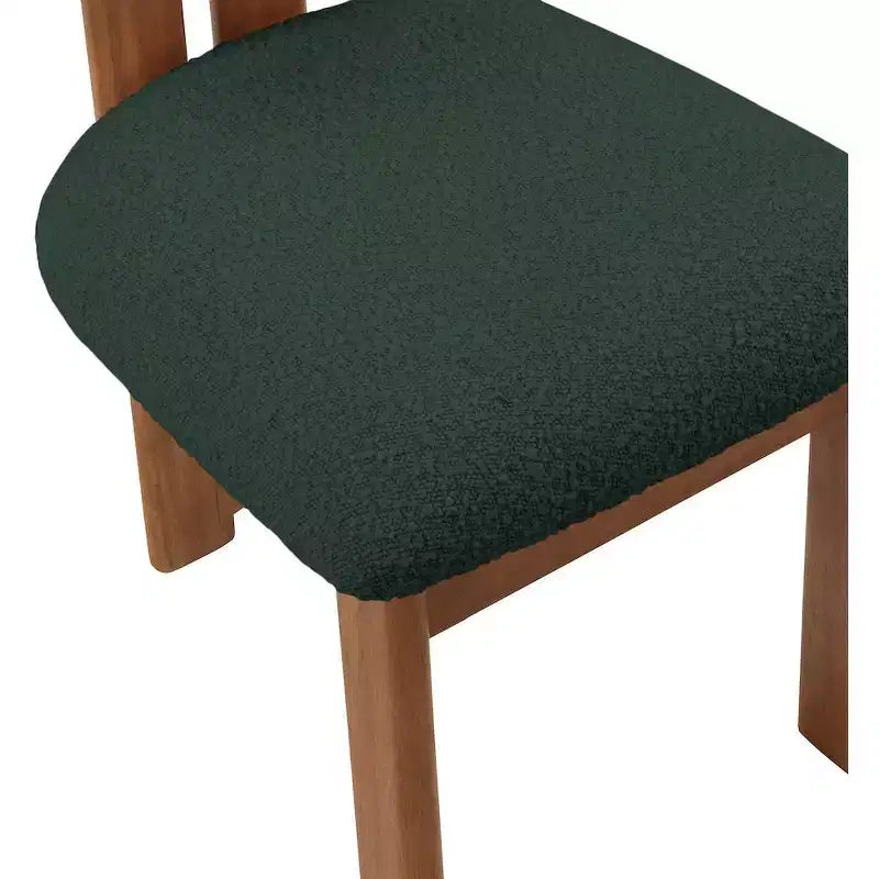 Meridian Furniture, Chaises de salle à manger en tissu bouclé Napa, Lot de 2