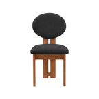 Meridian Furniture, Chaises de salle à manger en tissu bouclé Napa, Lot de 2