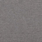 vidaXL Fauteuil moderne en tissu gris foncé - Assise confortable avec accoudoirs rembourrés, coussin de dossier et cadre en métal durable