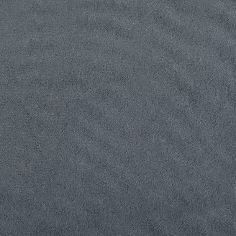 vidaXL Canapé modulable Velours gris foncé (100 % polyester), mousse, métal, bois
