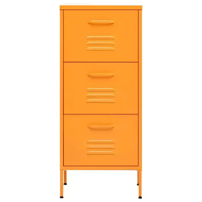 vidaXL Armoire de rangement Jaune moutarde 42,5 x 35 x 101,5 cm Acier