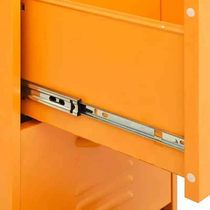 vidaXL Armoire de rangement Jaune moutarde 42,5 x 35 x 101,5 cm Acier