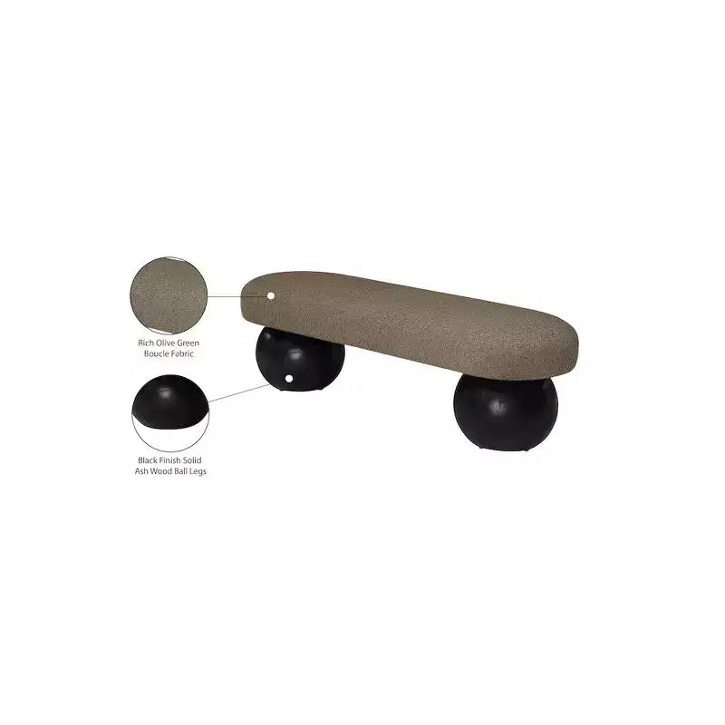Meridian Furniture,Banc Bowie
