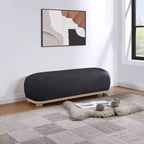 Meridian Furniture, Banc Calum en tissu chenille