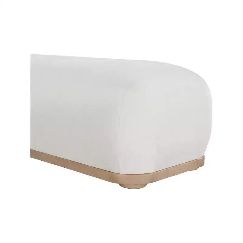 Meridian Furniture, Banc Calum en tissu chenille