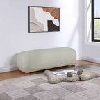 Meridian Furniture, Banc Calum en tissu chenille