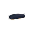 Meridian Furniture, Banc Calum en tissu chenille