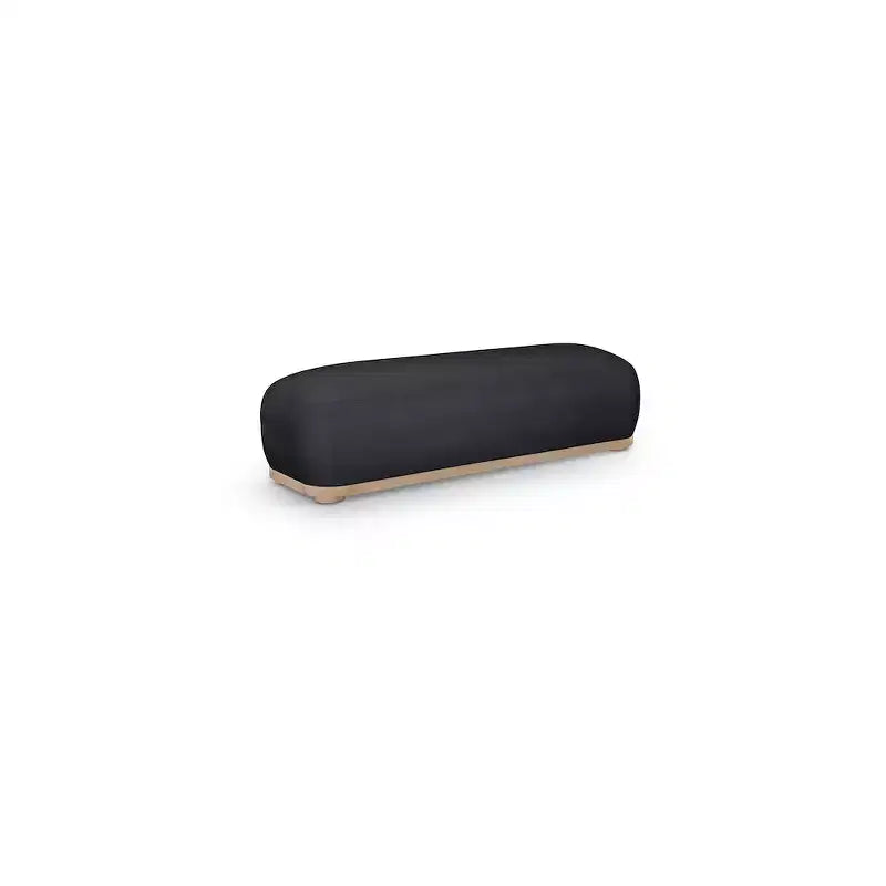 Meridian Furniture,Calum Chenille Fabric Bench