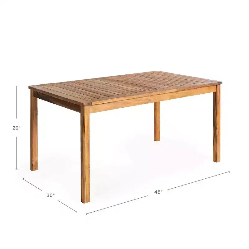 Table d'extérieur pour enfants Guidecraft Acadia – Table d'activités en bois d'acacia pour enfants | Table de jeu pour jardin, patio et espace de classe extérieur