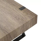 Table basse GDFStudio Francie industrielle de 109,86 cm avec pieds traîneaux