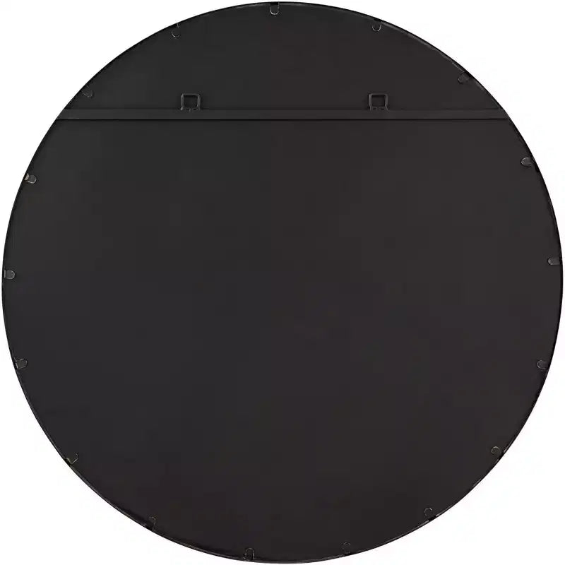 Miroir mural rond Uttermost Andi noir et or 34 po