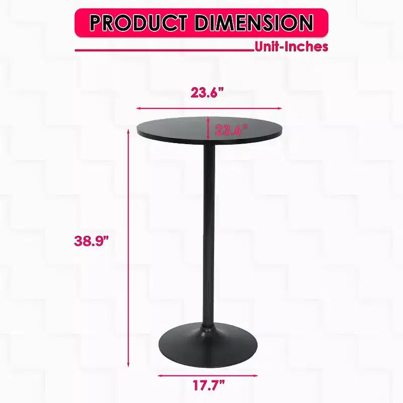Table haute ronde moderne de pub FDW, hydraulique, pour salle à manger, maison, cuisine, bar