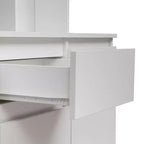 Okak 74 Buffet Autoportant avec Rangement, Armoire de Rangement Moderne avec Support Micro-ondes et Station de Recharge