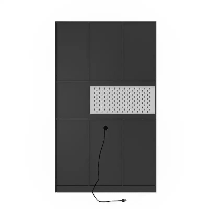 Okak 74 Buffet Autoportant avec Rangement, Armoire de Rangement Moderne avec Support Micro-ondes et Station de Recharge