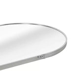 Miroir de sol Whisen 63x20 pouces en forme de pilule, design incassable