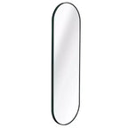 Miroir de sol Whisen 63x20 pouces en forme de pilule, design incassable