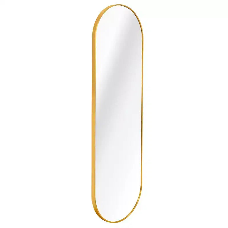 Miroir de sol Whisen 63x20 pouces en forme de pilule, design incassable