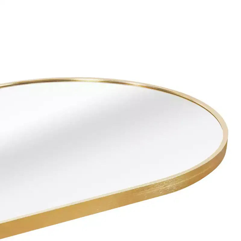 Miroir de sol Whisen 63x20 pouces en forme de pilule, design incassable