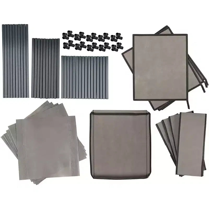 Commode de placard haute à 4 niveaux avec tiroirs - Organisateur de vêtements et petit rangement en tissu pour chambre à coucher