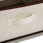 Commode de placard haute à 4 niveaux avec tiroirs - Organisateur de vêtements et petit rangement en tissu pour chambre à coucher