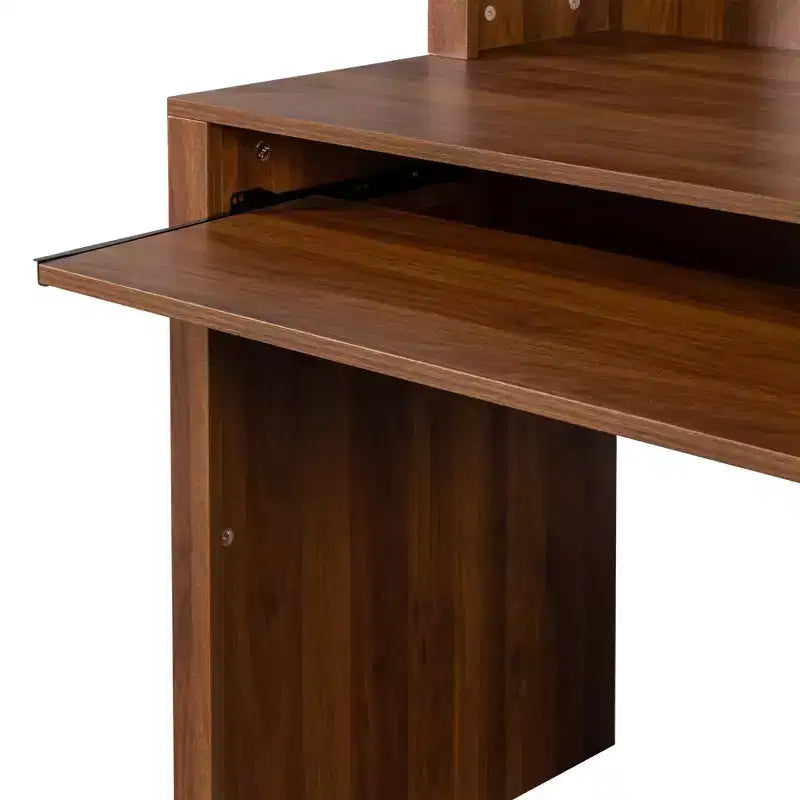 Bureau rustique avec étagère GDFStudio Rosalind