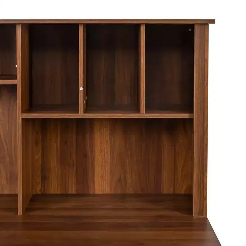 Bureau rustique avec étagère GDFStudio Rosalind