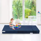 Matelas de canapé pliant Acekool, fauteuil-lit convertible en mousse à mémoire de forme avec oreiller, futon de sol en lin, taille unique pour salon