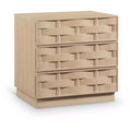 Meridian Furniture,Weave Natural Nightstand