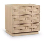 Meridian Furniture,Weave Natural Nightstand