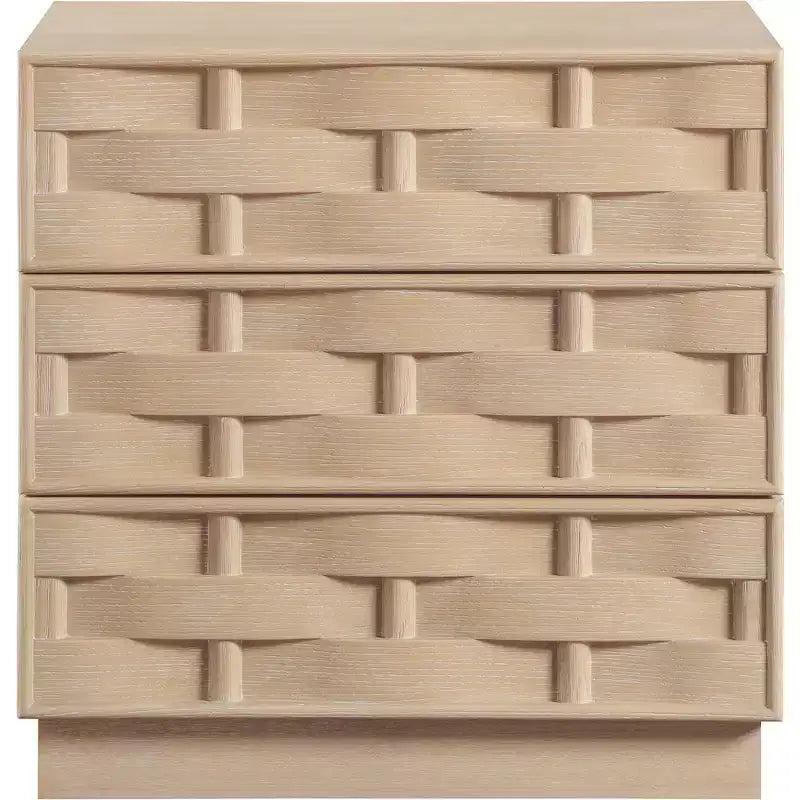 Meridian Furniture, Table de Chevet Naturelle Weave