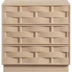 Meridian Furniture, Table de Chevet Naturelle Weave