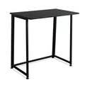 Karl Home Simple Collapsible Metal Computer Desk Black