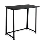 Karl Home Simple Collapsible Metal Computer Desk Black