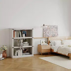 Étagère à 5 niveaux, Bibliothèque de style Ferme avec Rangement, Étagères en Bois pour Salon, Bureau à Domicile