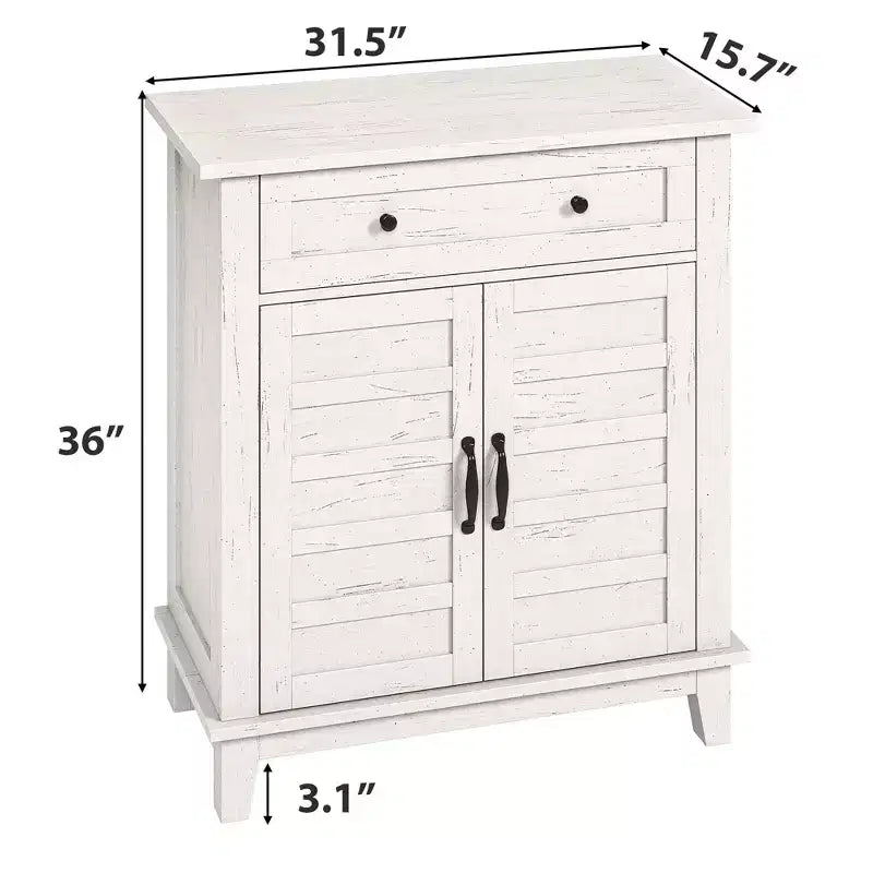 Bahut de buffet moderne avec étagère réglable à 3 niveaux et 7 hauteurs, meuble de rangement de cuisine avec un grand tiroir pour la salle à manger, l'entrée