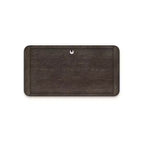 Bureau Signature Design by Ashley Breckington avec 2 tiroirs - Fini en bois brun foncé et découpe pour la gestion des câbles